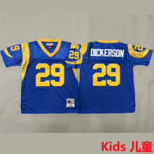 DICKERSON #29 Los Angeles Rams Retro Kids NFL Jersey 公羊
