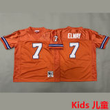ELWAY #7 Denver Broncos Retro Kids NFL Jersey 野马
