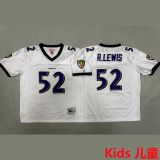 R.LEWIS #52 Baltimore Ravens Retro Kids NFL Jersey 乌鸦