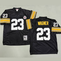 WAGNER #23 Men's Pittsburgh Steelers Retro NFL Jersey 钢人