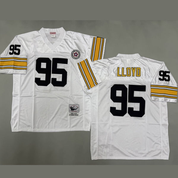 LLOYD #95 Men's Pittsburgh Steelers Retro NFL Jersey 钢人