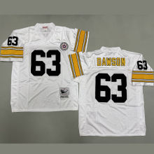 DAWSON #63 Men's Pittsburgh Steelers Retro NFL Jersey 钢人