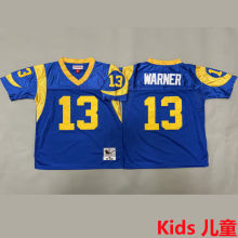 WARNER #13 Los Angeles Rams Retro Kids NFL Jersey 公羊