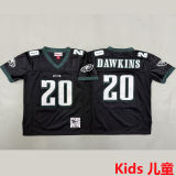 DAWKINS #20 Philadelphia Eagles Retro Kids NFL Jersey 老鹰