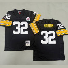 HARRIS #32 Men's Pittsburgh Steelers Retro NFL Jersey 钢人