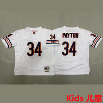 PAYTON #34 Chicago Bears Retro Kids NFL Jersey 熊队