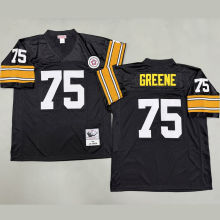 GREENE #75 Men's Pittsburgh Steelers Retro NFL Jersey 钢人