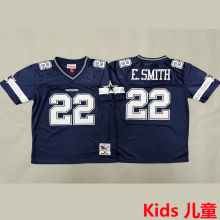 E. SMITH #22 Dallas Cowboys Retro Kids NFL Jersey 牛仔