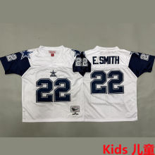 E. SMITH #22 Dallas Cowboys Retro Kids NFL Jersey 牛仔
