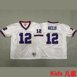 KELLY #12 Buffalo Bills Retro Kids NFL Jersey 布法罗比尔