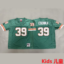 CSONKA #39 Miami Dolphins Retro Kids NFL Jersey 海豚