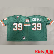 CSONKA #39 Miami Dolphins Retro Kids NFL Jersey 海豚