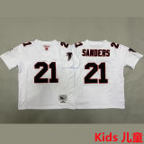 SANDERS #21 Atlanta Falcons Retro Kids NFL Jersey 猎鹰