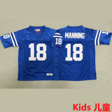 MANNING #18 Indianapolis Colts Retro Kids NFL Jersey 小马