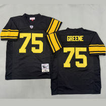GREENE #75 Men's Pittsburgh Steelers Retro NFL Jersey 钢人