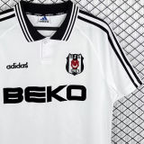 1996/1997 Besiktas Home White Retro Soccer Jersey