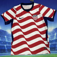 2026/27 U.S Home White And Red Fans Soccer Jersey