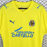 2008/2009 Villarreal FC Home Retro Soccer Jersey