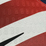 2026/27 U.S Home White And Red Player Version Soccer Jersey 背后是空白