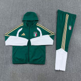 2026/27 Italy Green Hoody Zipper Jacket