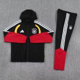 2026/27 Germany Black Hoody Zipper Jacket