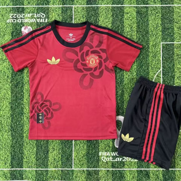 2026/27 M Utd Red Special Edition Kids Soccer Jersey