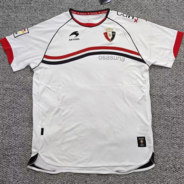 2000/2001 Osasuna Away White Retro Soccer Jersey