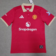 2026/27 M Utd Red POLO Short Jersey