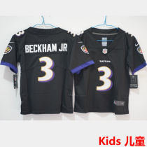 BECKHAM JR #3 Baltimore Ravens Kids NFL Jersey 乌鸦