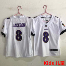 JACKSON #8 Baltimore Ravens Kids NFL Jersey 乌鸦