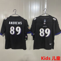 ANDREWS #89 Baltimore Ravens Kids NFL Jersey 乌鸦