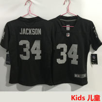 JACKSON #34 Las Vegas Raiders Kids NFL Jersey 突袭者
