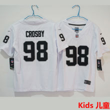 CROSBY #98 Las Vegas Raiders Kids NFL Jersey 突袭者