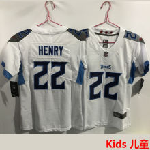 HENRY #22 Tennessee Titans Kids NFL Jersey 泰坦