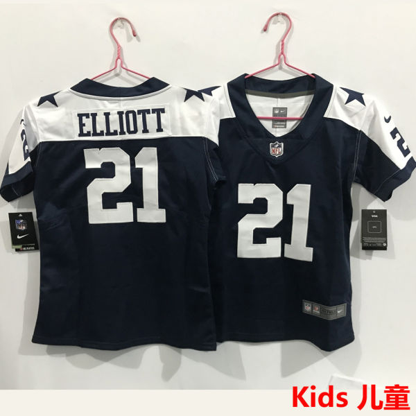 ELLIOTT #21 Dallas Cowboys Kids NFL Jersey 牛仔
