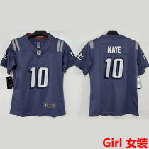 MAYE #10 New England Patriots Girl NFL Jersey 爱国者