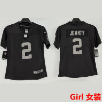 JEANTY #2 Las Vegas Raiders Girl NFL Jersey 突袭者