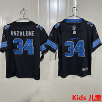 ANZALONE #34 Detroit Lions Kids NFL Jersey 雄狮