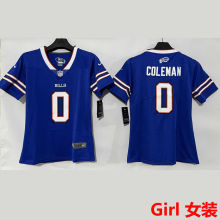 COLEMAN #0 Buffalo Bills Girl NFL Jersey 布法罗比尔