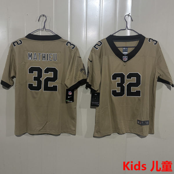 MATHIEU #32 New Orleans Saints Kids NFL Jersey 圣徒