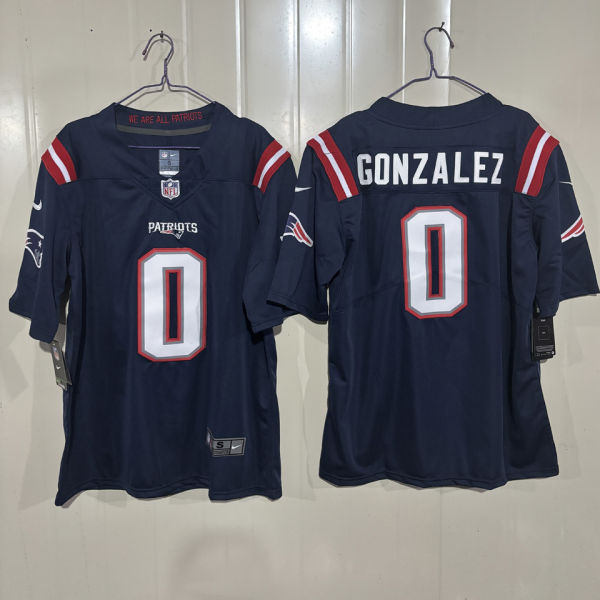 GONZALEZ #0 Men's New England Patriots NFL Jersey 爱国者