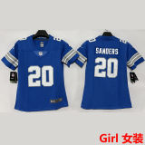SANDERS #20 Detroit Lions Girl NFL Jersey 雄狮