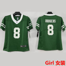 RODGERS #8 New York Jets Girl NFL Jersey 喷气机