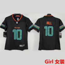 HILL #10 Miami Dolphins Girl NFL Jersey 海豚