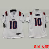 MAYE #10 New England Patriots Girl NFL Jersey 爱国者