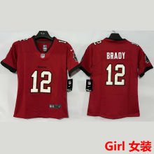 BRADY #12 Tampa Bay Buccaneers Girl NFL Jersey 海盗队