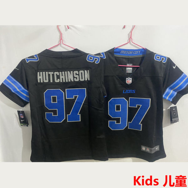 HUTCHINSON #97 Detroit Lions Kids NFL Jersey 雄狮