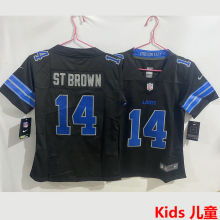ST BROWN #14 Detroit Lions Kids NFL Jersey 雄狮