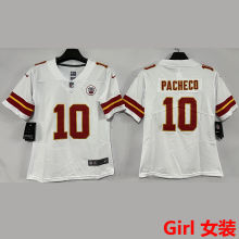 PACHECO #10 Kansas City Chiefs Girl NFL Jersey 酋长