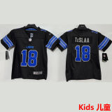 TESLAA  #18 Detroit Lions Kids NFL Jersey 雄狮
